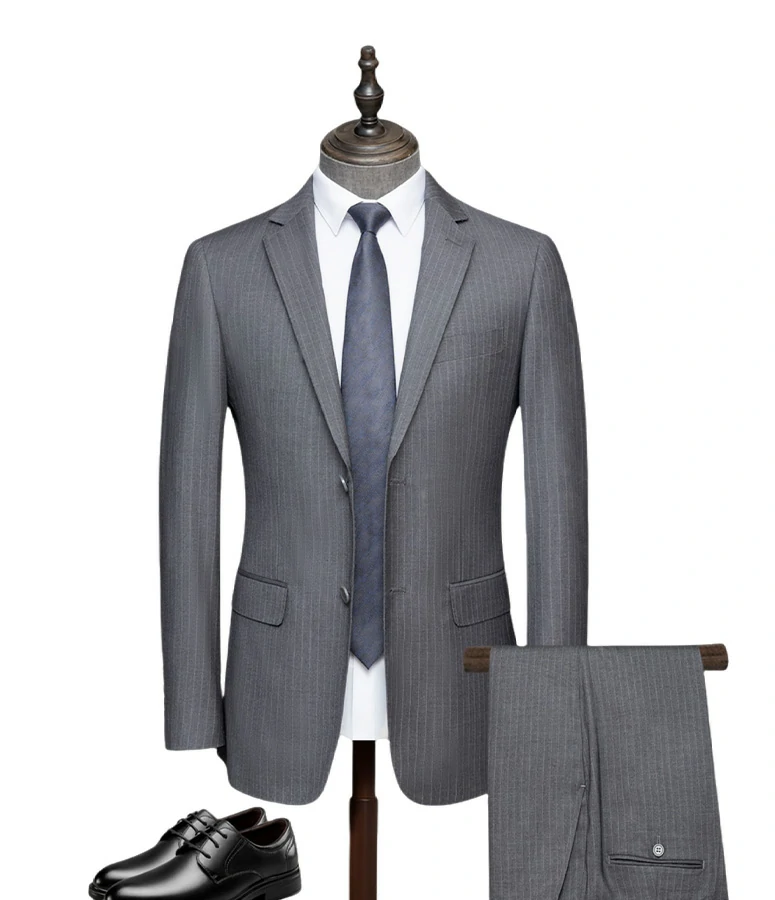 High-Grade Machine Washable Wool Suit Men's Formal Wear